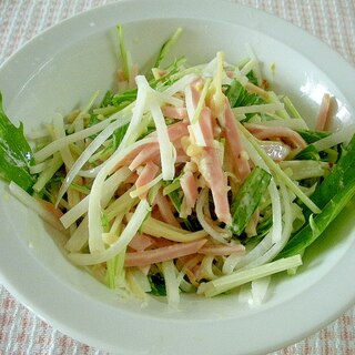 ☆大根と水菜のわさマヨサラダ☆